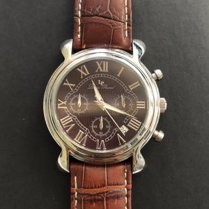 Lucien Piccard Mens leather watch